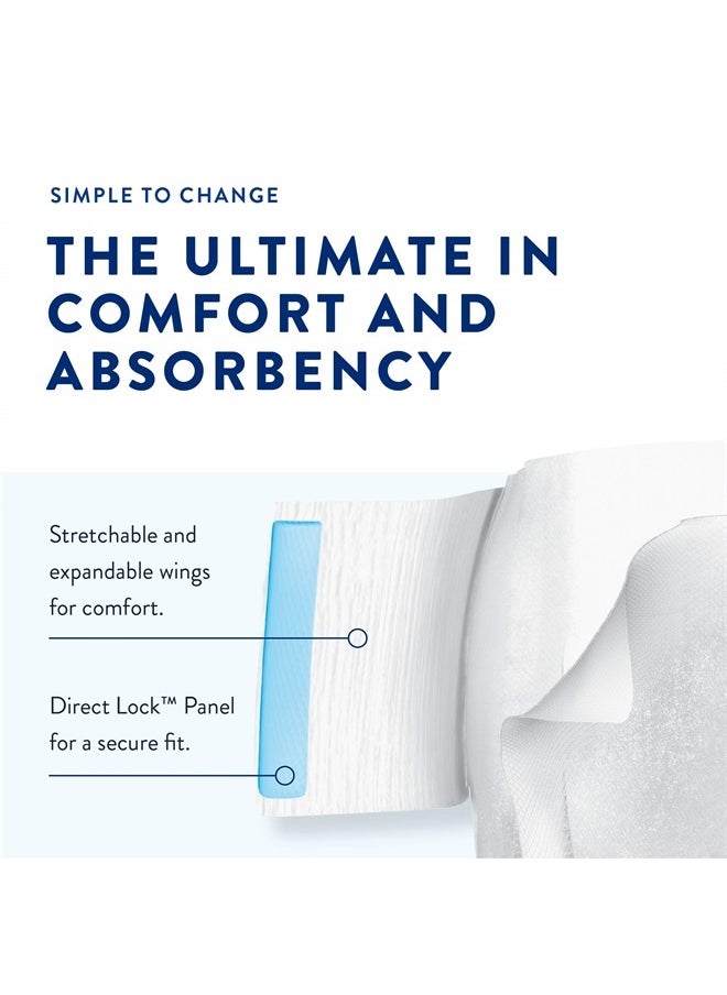 Prevail - Breezers 360 Incontinence Briefs, Ultimate Absorbency, Size 3, 15 Count (Pack of 4) - Image 1