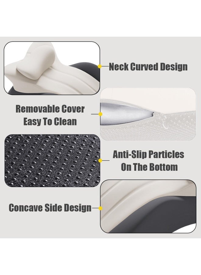 والالا وسادة للجسم 3 في 1، وسادة إسفينية متعددة الاستخدامات، وسادة قطنية من إسفنج الذاكرة التقويمي، وسائد خصر للسرير، وسادة دعم لرفع الساق، وسادة للقراءة، وسادة للنوم على البطن بعد الجراحة، وآلام الظهر - Image 5