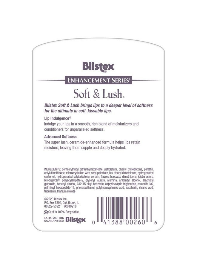 Blistex Soft & Lush Lip Balm, 0.13 Oz (Pack Of 12) - Image 3