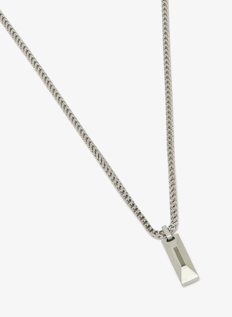 GUESS 26 Inch Matte Tag Necklace - Image 2