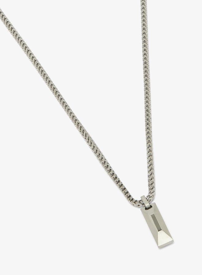 GUESS 26 Inch Matte Tag Necklace - Image 3