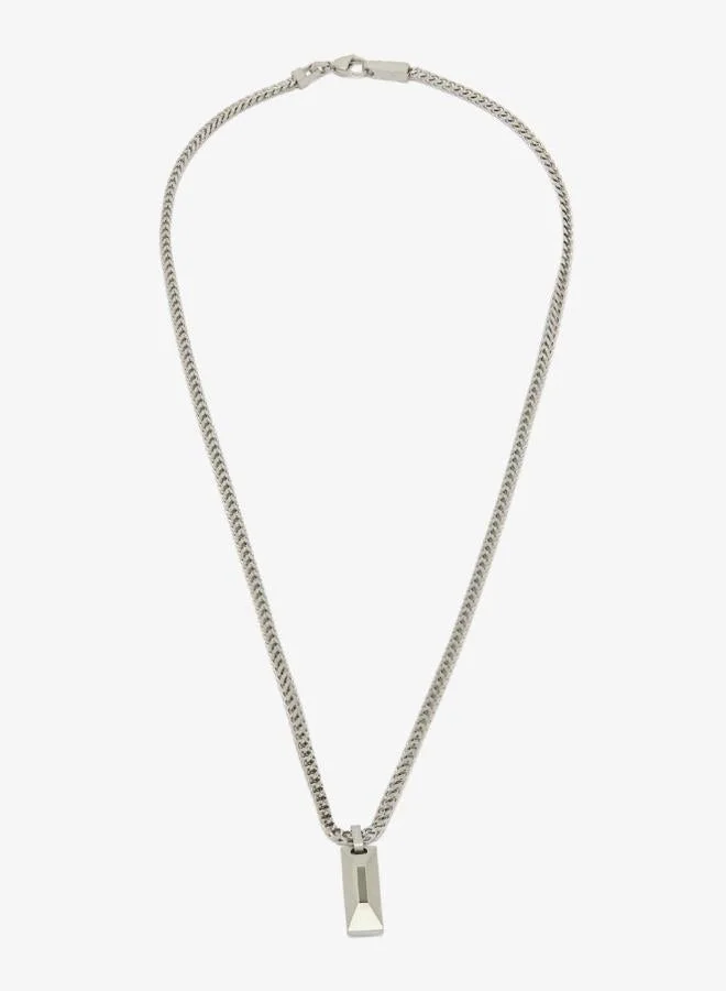 GUESS 26 Inch Matte Tag Necklace