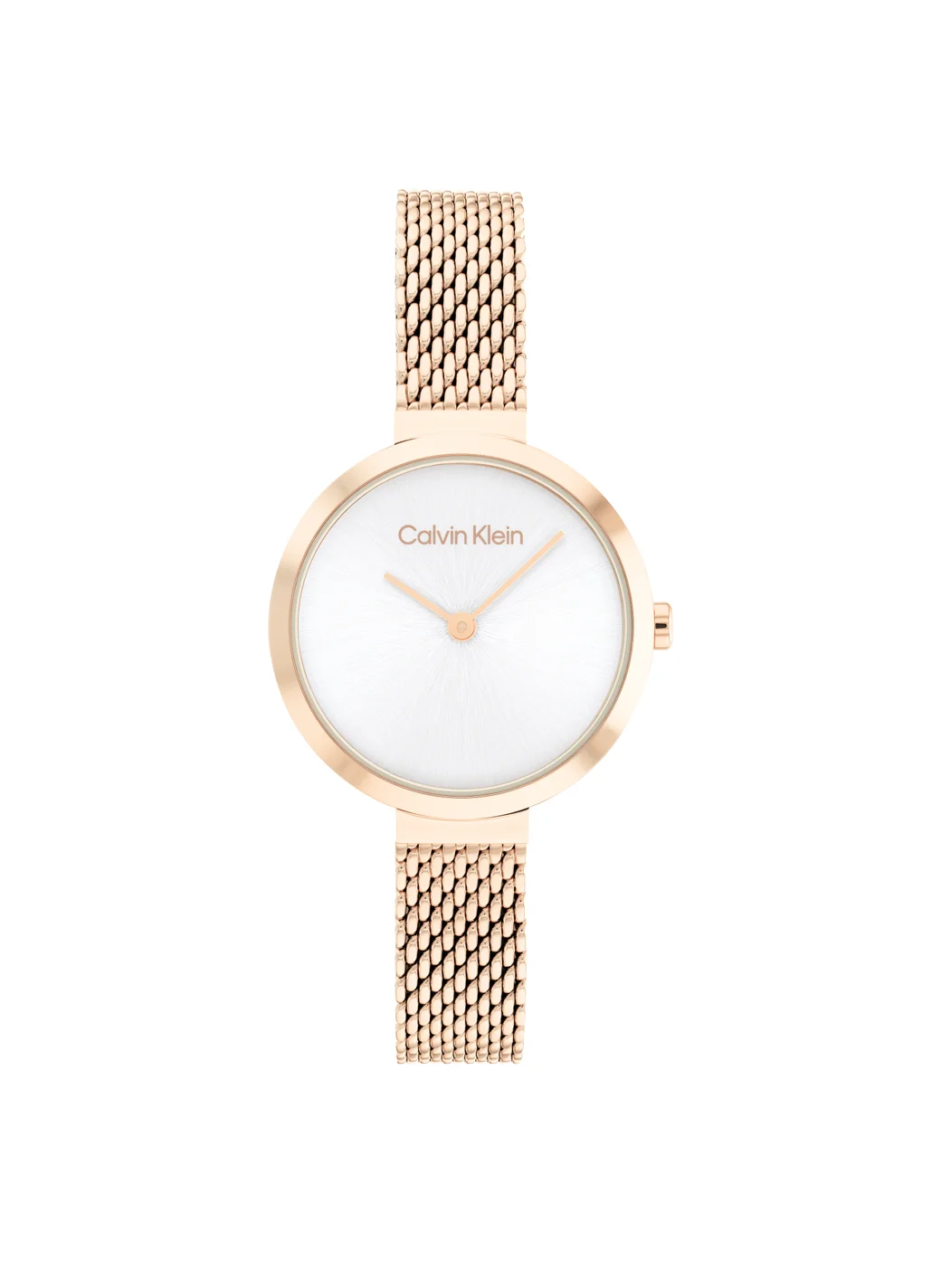 كالفن كلاين Minimalistic T Bar Mesh Strap Analog Watch