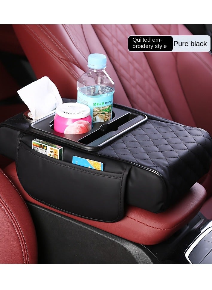 A practical organizer for napkins and cups inside the car with a modern and practical design. Comfort while driving. A smart organizer that keeps napkins and drinks at your fingertips - Image 3