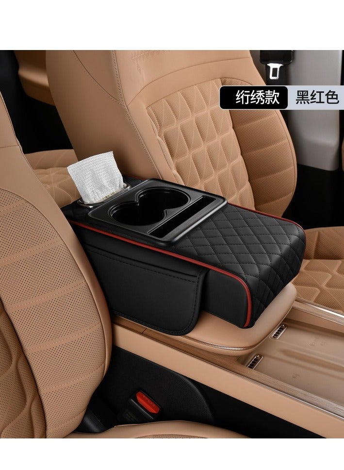 A practical organizer for napkins and cups inside the car with a modern and practical design. Comfort while driving. A smart organizer that keeps napkins and drinks at your fingertips - Image 4