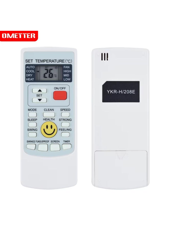 OMETTER جهاز تحكم عن بعد جديد أصلي YKR-H/208E للاستخدام مع تكييف الهواء AUX - Image 1