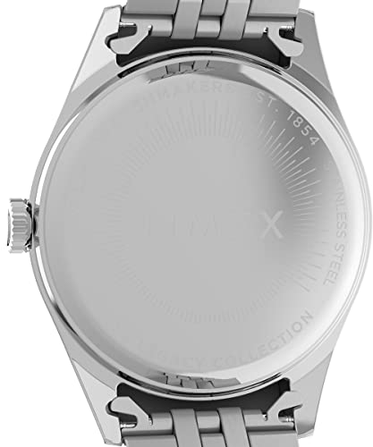 Timex Women's Legacy 36mm Watch - Silver-Tone Bracelet Blue Dial Silver-Tone Case - Image 4