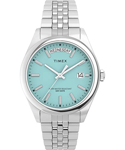 Timex Women's Legacy 36mm Watch - Silver-Tone Bracelet Blue Dial Silver-Tone Case - Image 1