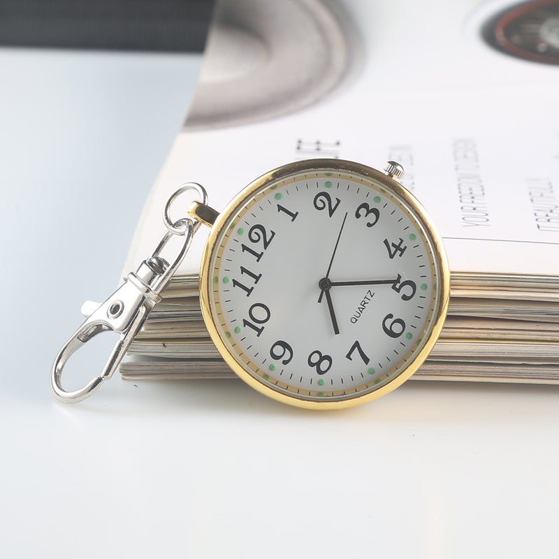 Kids Nurse Large Dial Quartz Pocket Watch Red  - Image 5