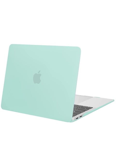 MacBook Pro 13 inch Case 2023 2022 2021 2020-2016 M2 M1 A2338 A2251 A2289 A2159 A1989 A1708 A1706 with /Without Touch Bar Plastic Hard Shell Case Cover Mint Green