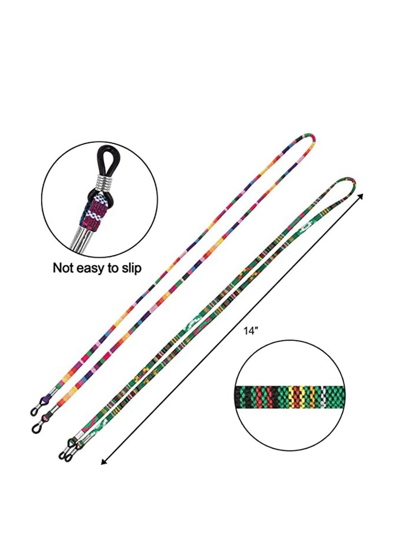 NIBEMINENT - Glasses Strap Eyewear Retainer Sunglass Straps Eyeglass Holder Glass Cord Lanyard Unisex Safety String, Eye String Chain - Image 1
