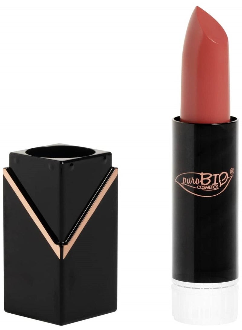 puroBio Lipstick Creamy Matte 104 Rosa Pesca Refill 4.9g - Image 1