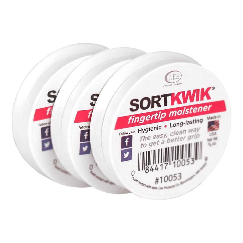 Sortkwik Lee ™ Fingertip Moistener,50% Recycled, 0.63 Oz, Pink, Pack Of 3 - Image 2