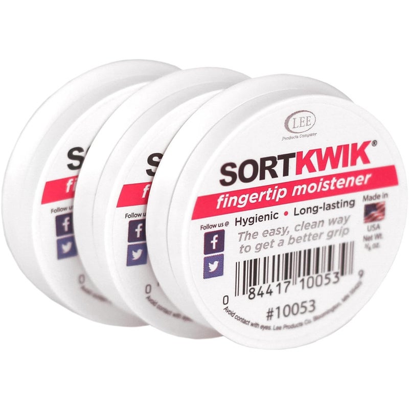 Sortkwik Lee ™ Fingertip Moistener,50% Recycled, 0.63 Oz, Pink, Pack Of 3 - Image 4