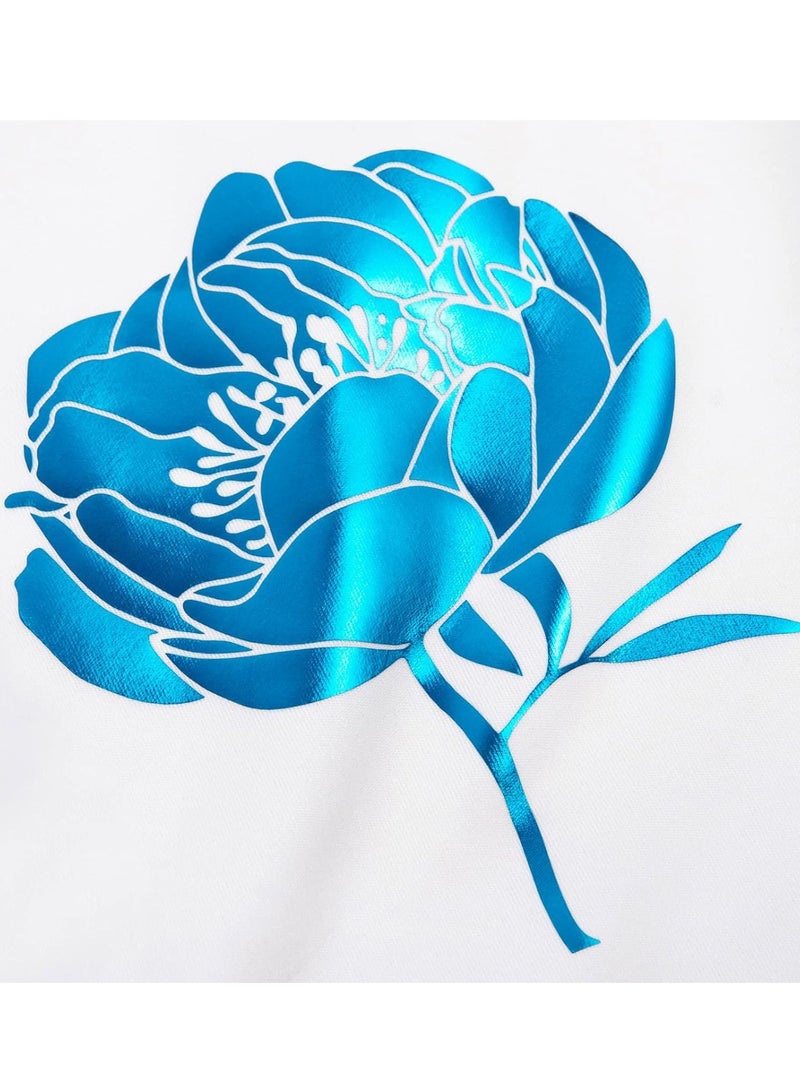 مؤسسة فكرة اليوم لفائف فينيل لنقل الحرارة، لوازم فنية، أزرق، فينيل، 12 بوصة×15 قدمًا - Image 5