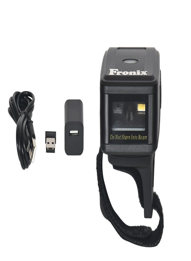 Fronix Wireless Ring Barcode Scanner | 2D QR Code & 1D Barcode | Bluetooth + 2.4GHz + USB | Mini Wearable Scanner for Hands-Free Scanning | Ideal for Inventory, Warehouse, Retail - Image 4
