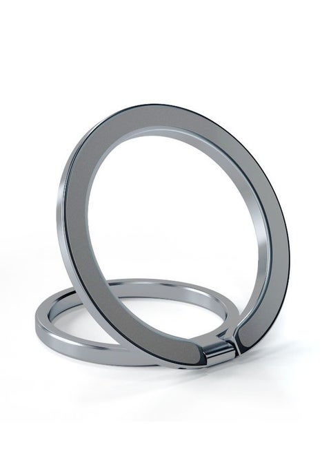 Magnetic Phone Ring Holder for MagSafe Compatible with iPhone 12 13 14 Series Silver