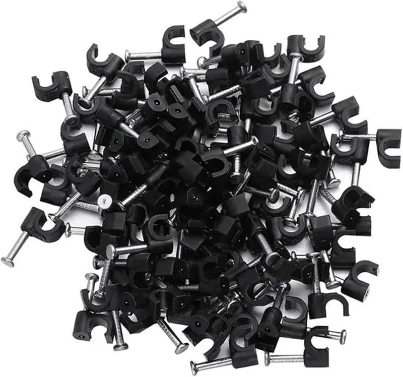Cable Clips 300pcs Plastic Fastener Clamp Inner Diameter 5mm - Image 5