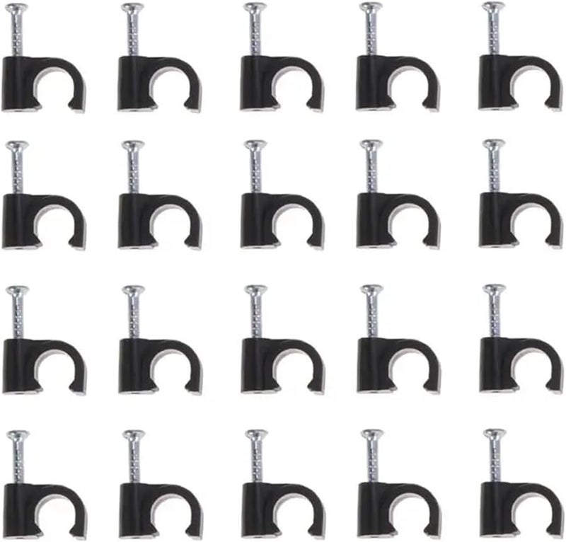 Cable Clips 300pcs Plastic Fastener Clamp Inner Diameter 5mm - Image 1