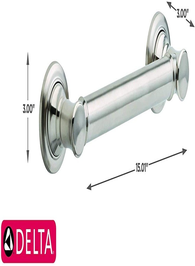 DELTA 41612-SS Traditional Decorative Grab Bar, 12", Brilliance Stainless Steel - Image 3