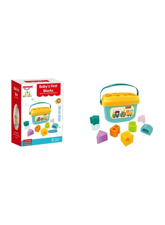 16-Piece Huanger Block Set 33-0218HE 14x21x14cm - Image 1