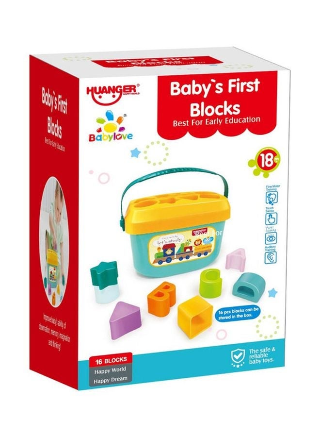 16-Piece Huanger Block Set 33-0218HE 14x21x14cm - Image 2