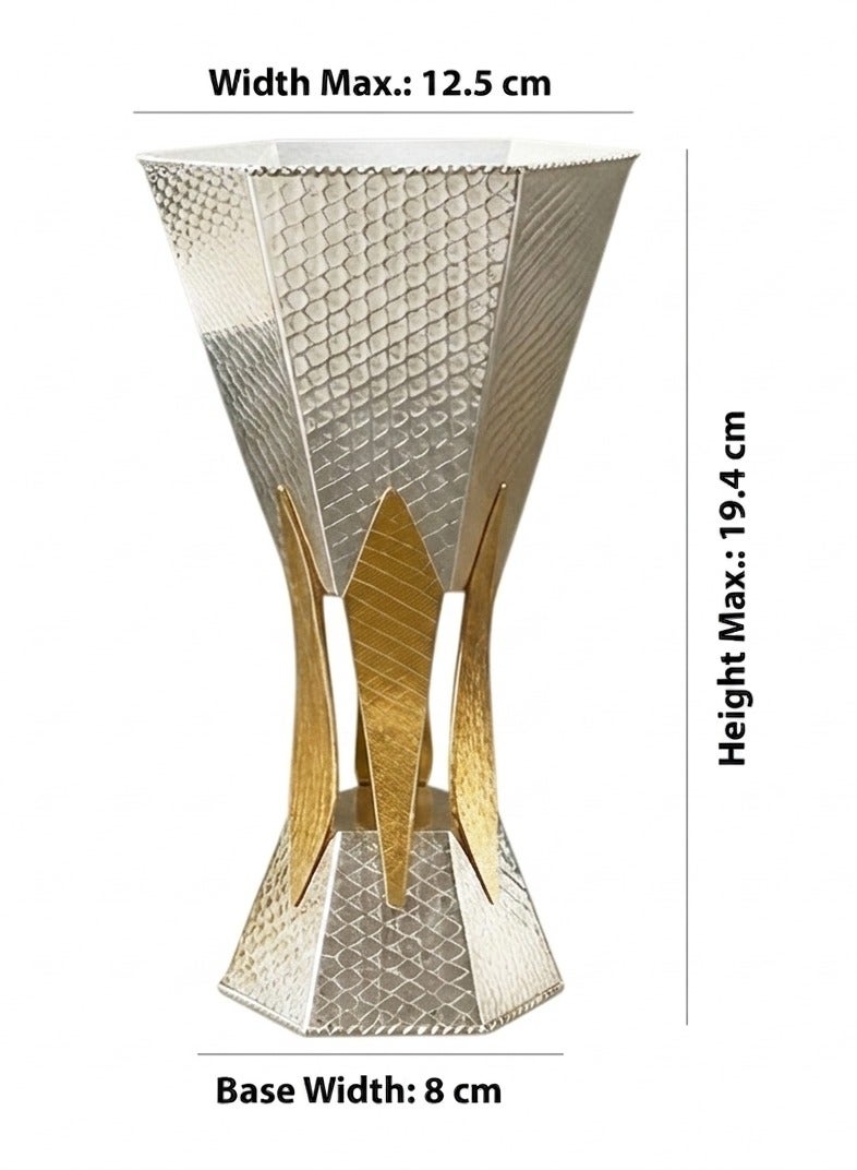 Luxury Geometric Hourglass Incense Burner for Bakhoor and Oud - LC-604S - Image 3