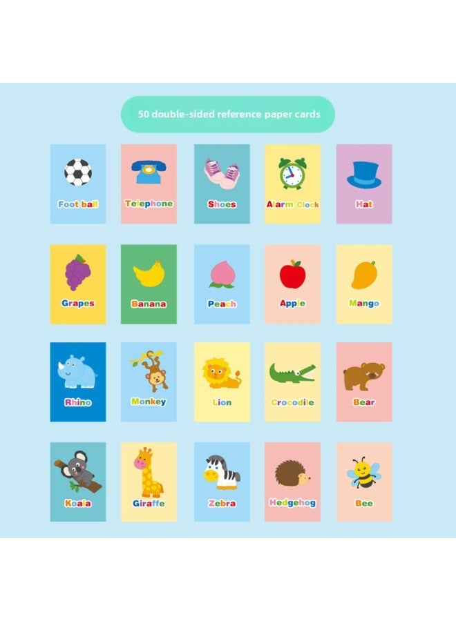 Xiaohou Bird Number Letter Magnetic Spelling Date Week Fruit Cognitive Clock Children's Toys Outlet-Color:XHN-Magnetic Spelling-Alphabet - Image 4