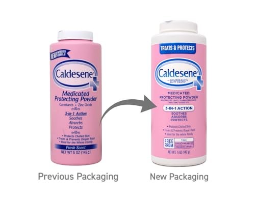 Caldesene Medicated Protecting Powder with Zinc Oxide & Cornstarch-Talc Free, 5 Ounce (5 Pack) - Image 5