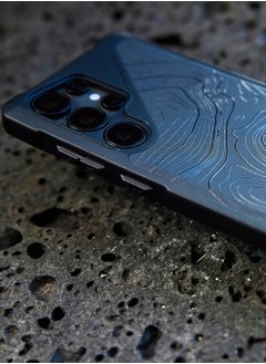 Urban Armor Gear UAG Metropolis LT [MagSafe] Samsung Galaxy S25 ULTRA Case Cover [18 Feet Drop tested] - Topography Black  - Image 3