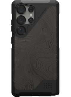 Urban Armor Gear UAG Metropolis LT [MagSafe] Samsung Galaxy S25 ULTRA Case Cover [18 Feet Drop tested] - Topography Black  - Image 5