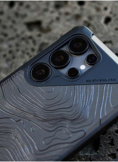 Urban Armor Gear UAG Metropolis LT [MagSafe] Samsung Galaxy S25 ULTRA Case Cover [18 Feet Drop tested] - Topography Black  - Image 4