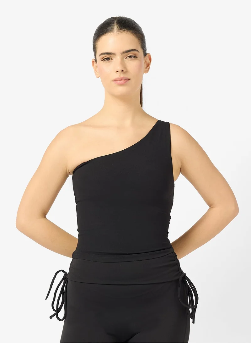 فورورد بلوزة بدون حمالات بكتف واحد