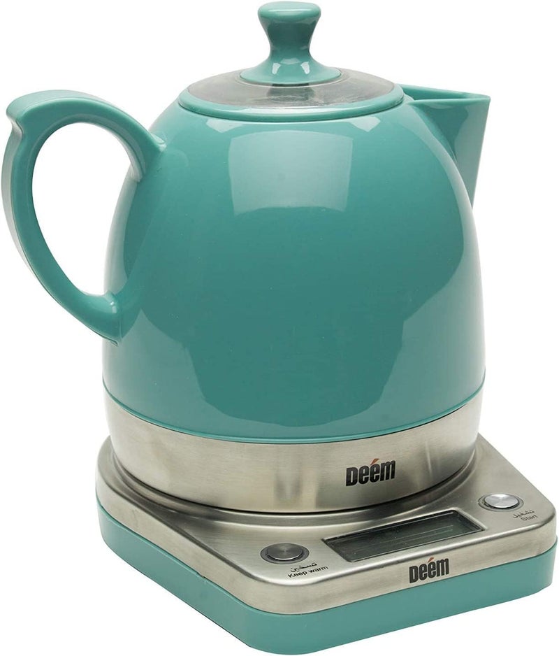 Deem,Karak Tea Maker, Multicolor,1.2 Liter, Turquoise, AD-EPKT-1012A - Image 1