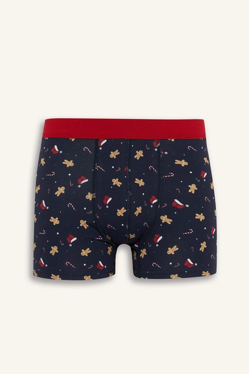 ديفاكتو Christmas Themed Regular Fit Boxer