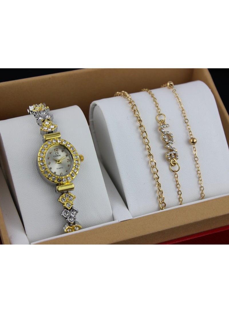 Reclaim with Argireline Women's evening watch set 