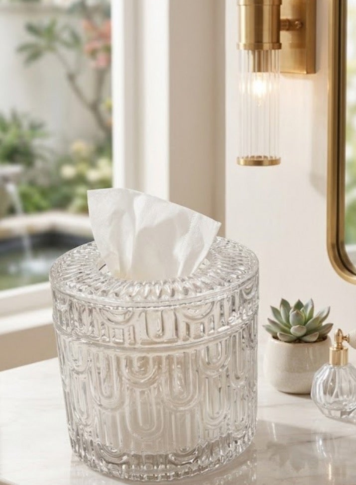 Glass tissue box - Image 2