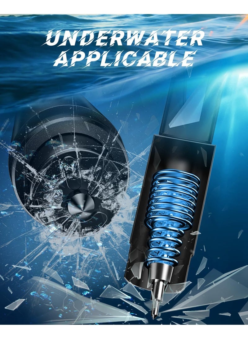 Car Window Breaker Seatbelt Cutter, Safety Hammer Emergency Tool, One Second Escape Tool, Portable Kit - Image 2