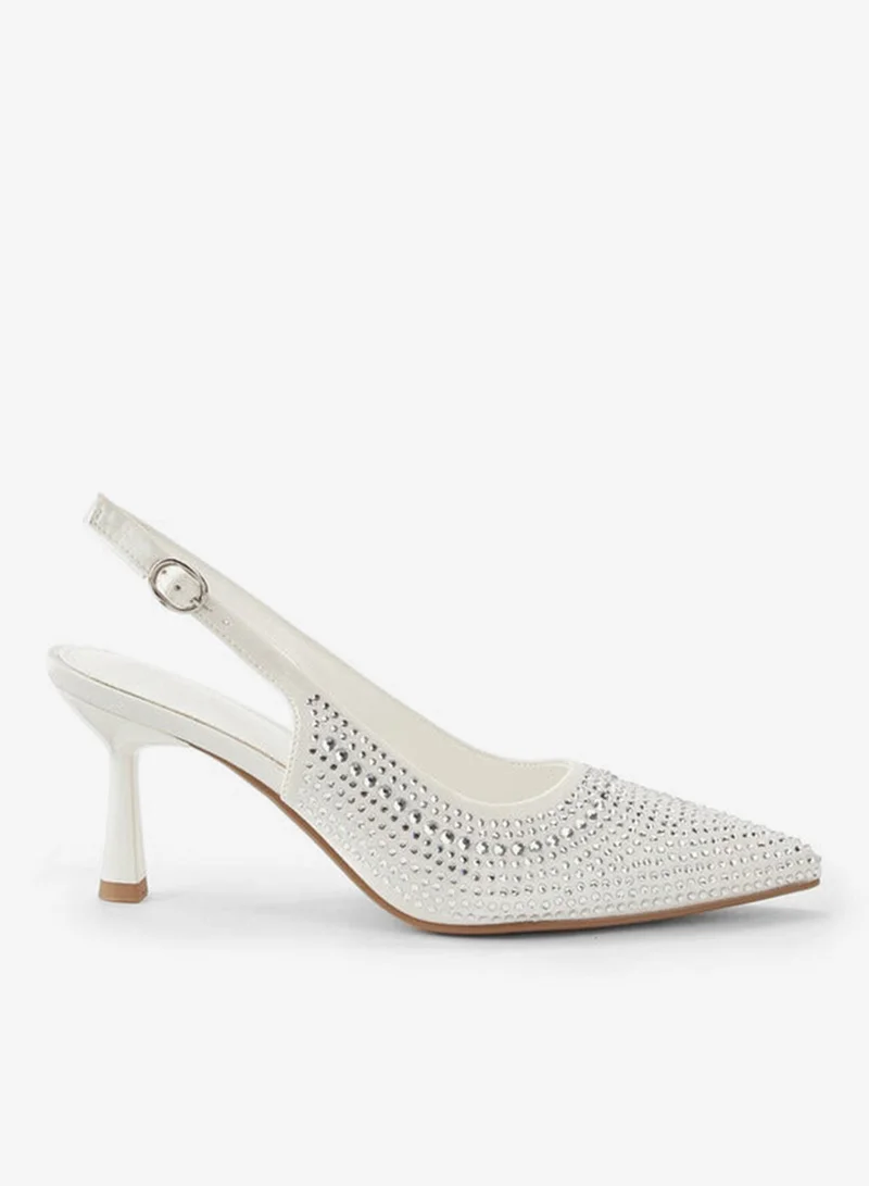 Flora Bella By Shoexpress Flora Bella Women Embellished Stiletto Heels Shoes