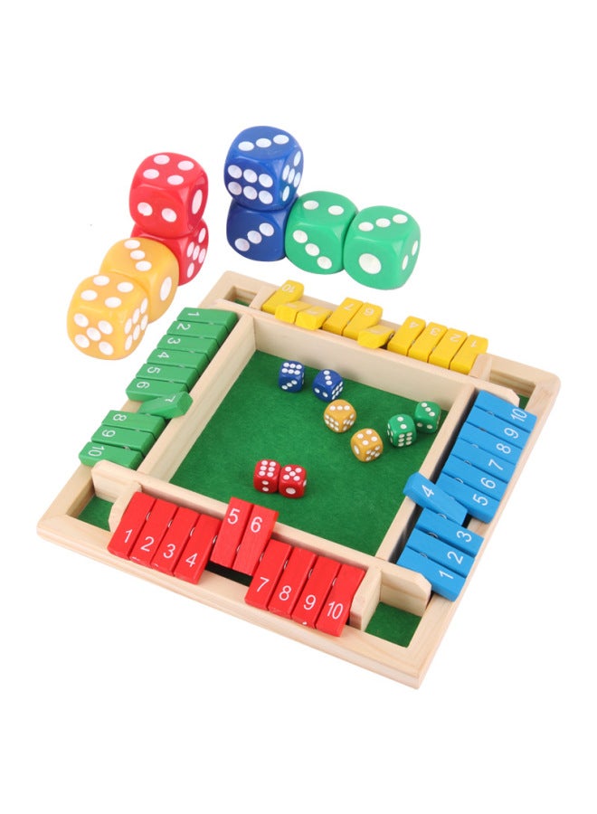 Digital Flip Card Game Chess Class Puzzle Area Toy Building Blocks Children's Board Games Mathematical Thinking Training Aged 3 To 6-Color:Green "pure Numbers On Both Sides"-Specifications:22.3*22.3*.3.5cm - Image 5