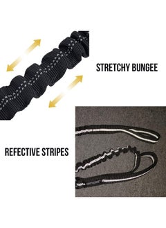 OneTigris OneTigris Dog Leash,No Pull Dog Leash,Tactical Dog Training Bungee Leash with Control Handle Quick Release Nylon Leads Rope (Black)  - Image 4