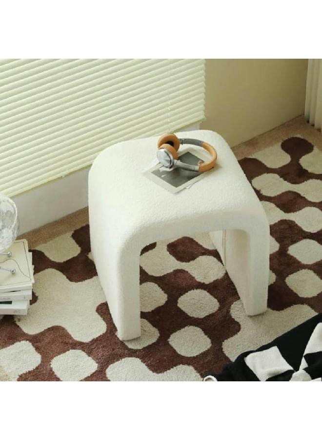 لوفت مسند قدم، مسند زينة، كرسي زينة، مقعد تغيير الأحذية، مسند قدم مبطن للمدخل لغرفة المعيشة، غرفة النوم، المدخل، بيج، بوليستر، خشب رقائقي-197331A - Image 3