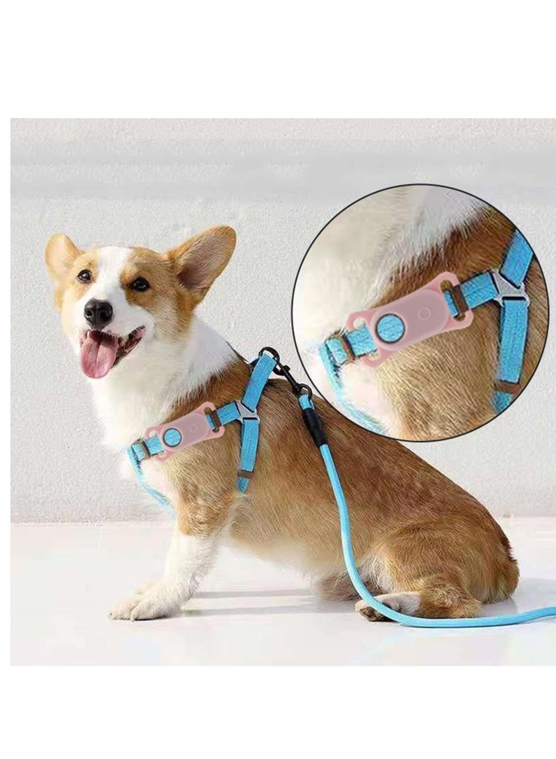 SYOSI Cat Collar Holder for Galaxy Smarttag2, Waterproof Silicone Case for Dog Pet, Anti-Lost Scratch Resistant Full Protective Cover Accessory for Keys, Luggage, Pets, for Samsung Galaxy Smart tag2, 2Pack - Image 5