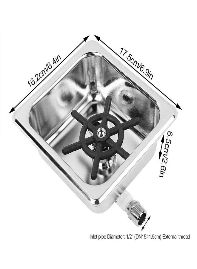 Jeffergarden Glass Rinser for Sink, Automatic Stainless Steel Cup Washer Cup Cleaner Sink Attachment for Home Kitchen Hotel Bar Restaurant - Image 4