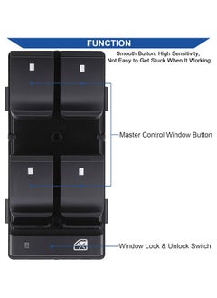 TLAXCA Driver Side Power Master Window Switch, Compatible with 2007-2013 Chevy Silverado Traverse HHR, GMC Sierra Yukon,Buick Enclave  Replace OE 20945129 25789692  - Image 3