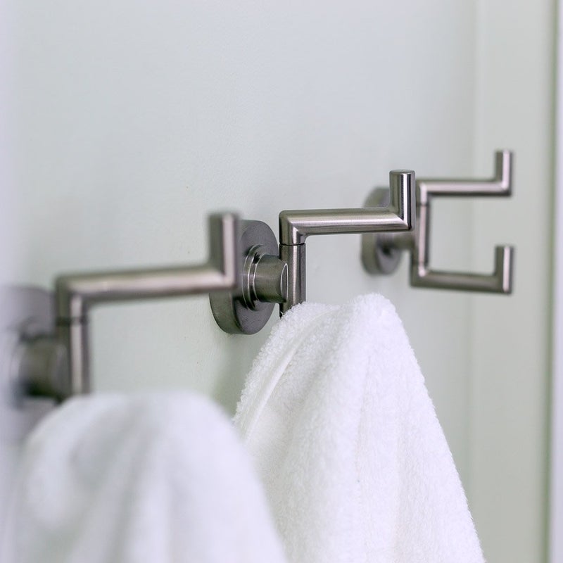 Speakman SA-1008-BN Neo Double Robe Hook for Modern Designed Bathroom DÃ©cor, Brushed Nickel - Image 3
