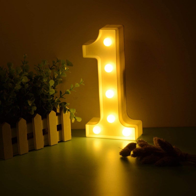 Luxaar Letter Sign Light For Luxury Style Decorative Birthday Wedding Party Home Decor Light Up 1 - Image 1
