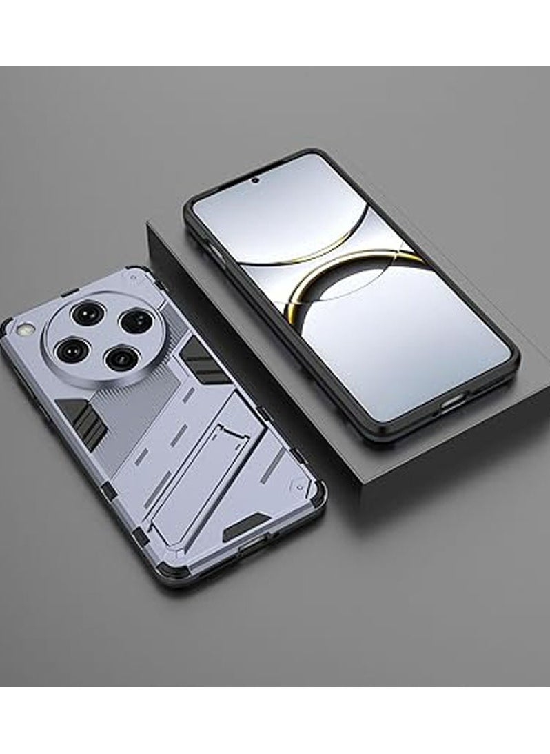 Generic - Case Compatible with Oppo Find X8 Pro Case, 2 in 1 Armor Shockproof TPU Hybrid Hard PC Protective Anti-Drop Cover with Foldable Hidden Bracket Stand - Image 1