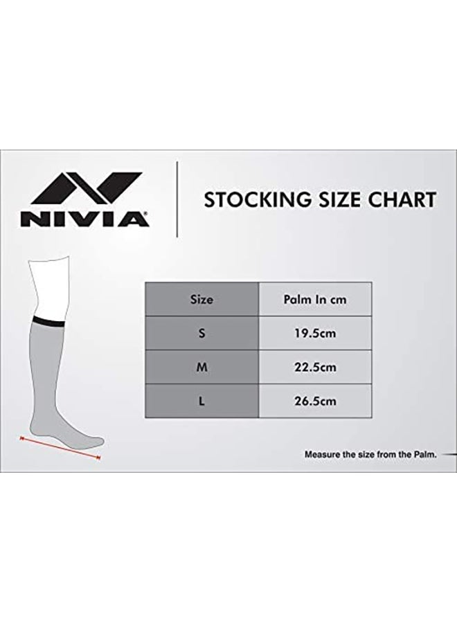 Nivia Plain Encounter Football Socks / Stockings | Medium  | Unisex | Knee Length long Stockings | For Football Soccer & other Sports - Image 3