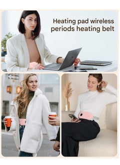 Electric Heating Period Pad for Cramps Period Heating Pad Wireless Massager 3 Heat Level Settings Back Pain Relief Portable Menstrual Heat Belt Gift for Women - pzsku/ZE7842615661CA23D72B3Z/45/1741027074/5f8d42c8-b89a-4f8e-b167-45cff63b79eb